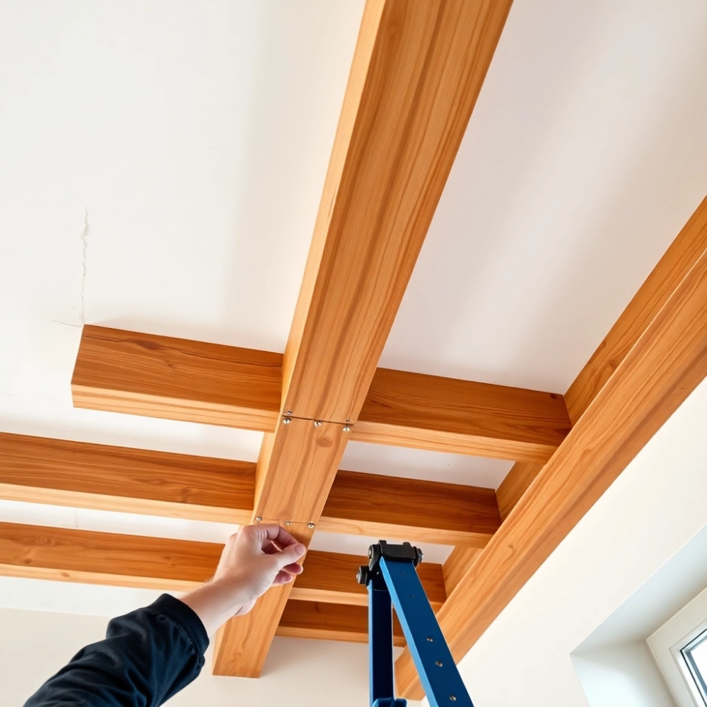 Jak zrobić belki drewniane na suficie