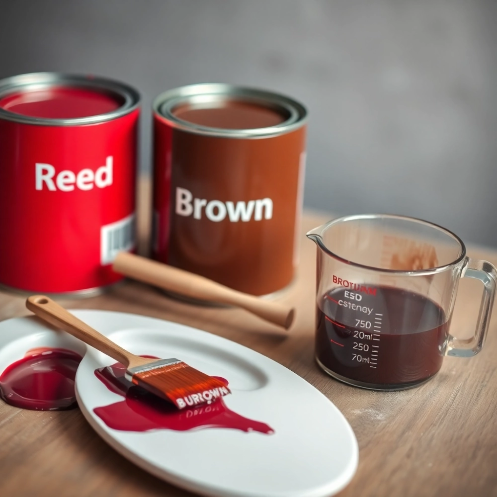 Jak Zrobić Kolor Bordowy Z Farb