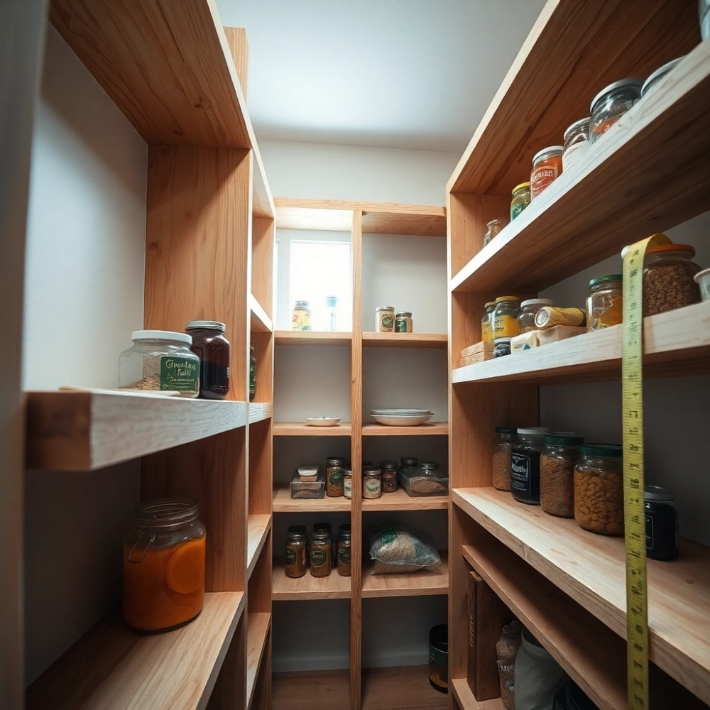 Jak zrobić półki do spiżarni