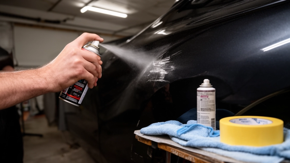 Jak zrobić zaprawki lakiernicze sprayem