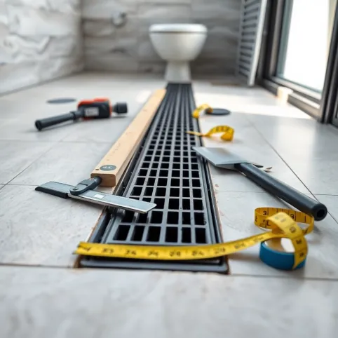 Jak zrobić odpływ liniowy w bloku