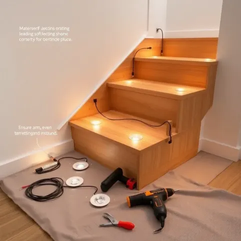 Jak zrobić oświetlenie schodowe