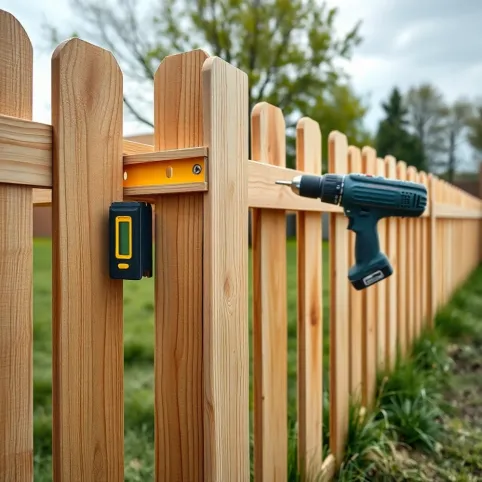 Jak zrobić płot z desek poziomych