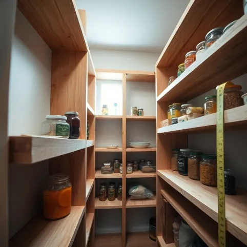 Jak zrobić półki do spiżarni