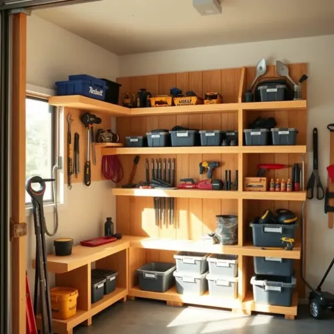 Jak zrobić regał drewniany do garażu